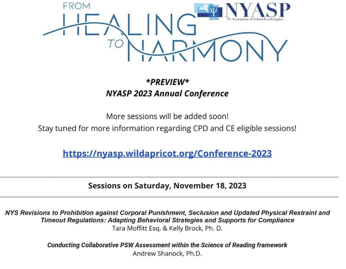 Early 🐦 gets the 🪱!Register at nyasp.wildapricot.org/Conference-2023 by Oct. 13th for early bird rate! Join us at #NYASP2023 in beautiful Saratoga, NY Nov. 16-18!!!!! ~From HEALING to HARMONY~ We have a stellar line up of presenters and speakers. Check out the daily previews here🤓