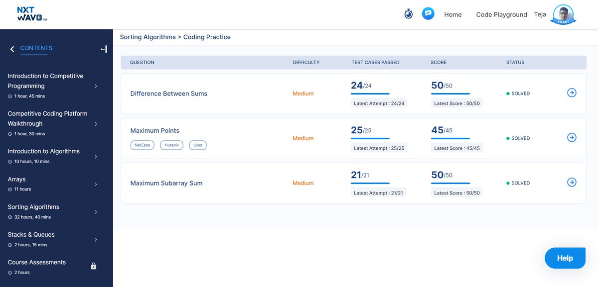NalliTeja's tweet image. Completed #day159 in #200daysofcodechallenge as a part of #1hourofcode with NxtWave.
#ccbpian #ccbpacademy #nxtwave #coding