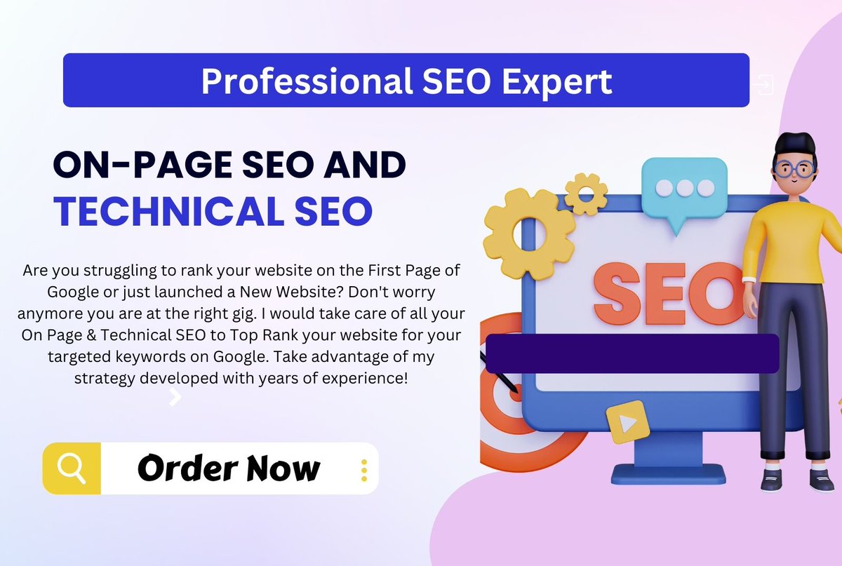 I will optimize website onpage technical SEO service wordpress, shopify, wix, squarespace
#wordpresswebsite #Wix #shopify #SEO #seoexpert #searchengineoptimization #WebsiteDevelopment 
Hire me: bit.ly/3r3judK