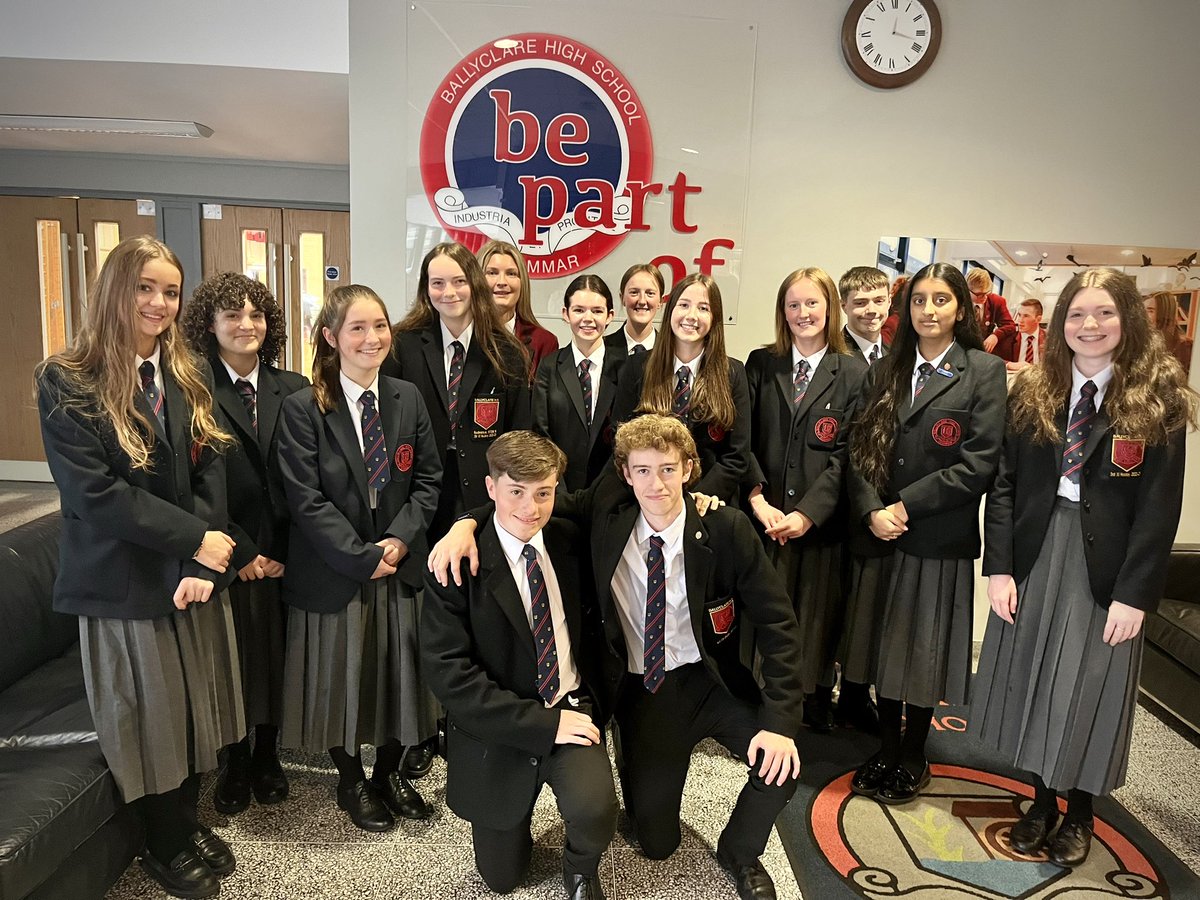 bhs_biodept's tweet image. We are delighted to introduce our new cohort of Year 13 STEM Ambassadors who will join the Year 14 team in supporting and delivering STEM activities in both @BallyclareHigh and our partner primary schools. We are excited for the year ahead! @STEMHubNI
