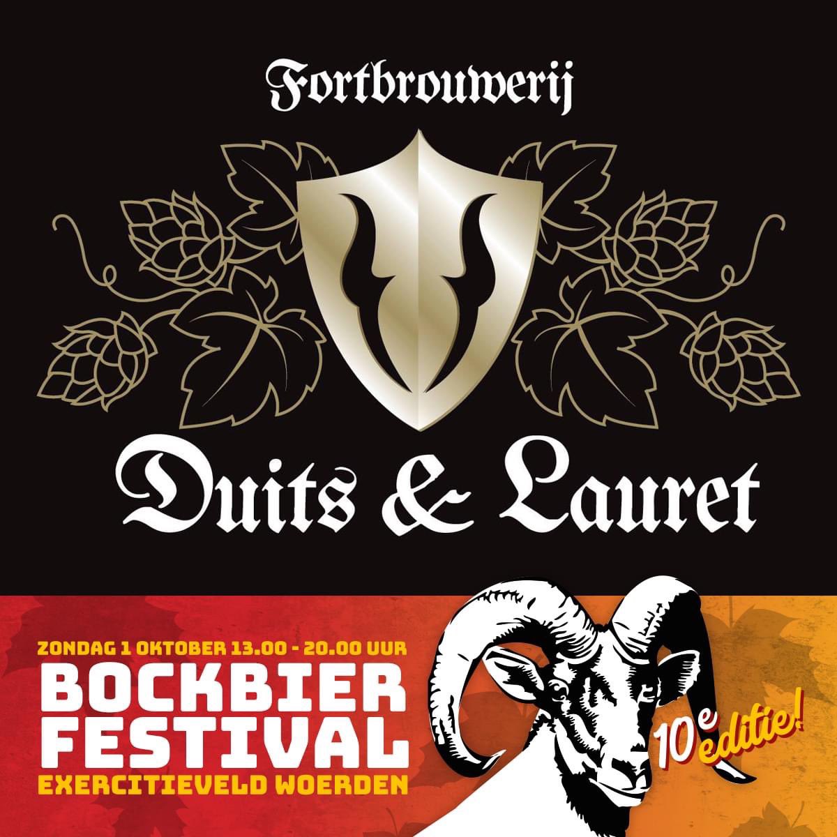 We heten dit jaar ook <a href="/DuitsLauret/">Duits&Lauret</a> weer van harte welkom op ons festival!

Zondag 1 oktober, Woerdens bockbierfestival, Exercitieveld Woerden