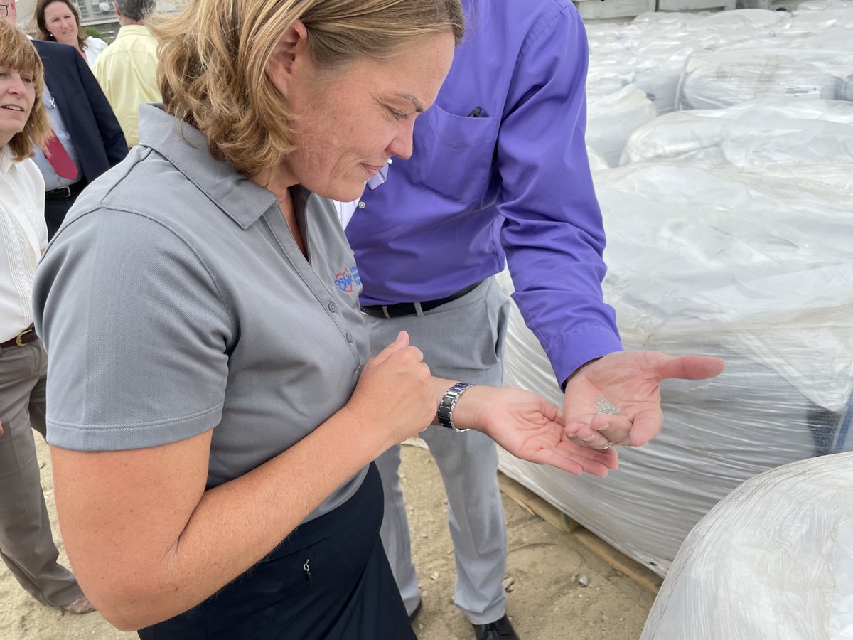OhioEPA's tweet image. Director Vogel and her team visited @WrightPattAFB in Dayton, Wednesday, to discuss ongoing projects concerning stormwater and groundwater discharges. They also got a really cool tour of the grounds. 
#AimHighFlyFightWin