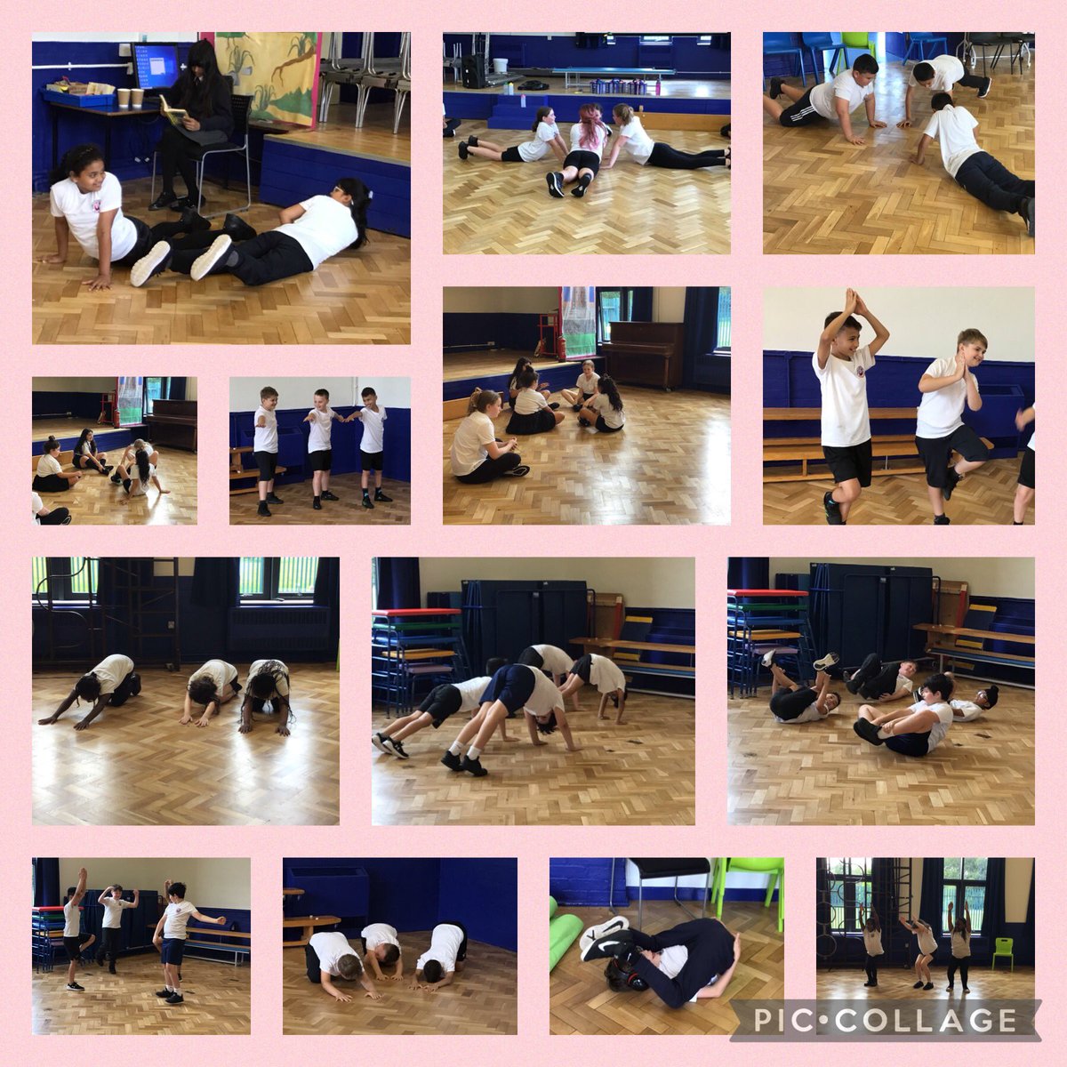 In this hot weather we really enjoyed a calming PE lesson doing Yoga #wearebrightfutures @Bartonclough