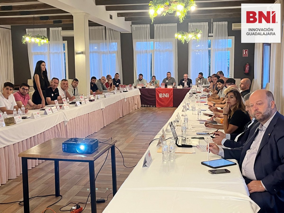 BNI_Innovacion's tweet photo. Estrenamos septiembre con una reunión conjunta con nuestros compañeros de @BniAvanceGuada y con la presencia de Miguel Armijo, director ejecutivo de BNI Madrid Este, Guadalajara y Córdoba, que se ha desplazado para participar en una reunión multitudinaria.
https://t.co/vuZd2ZQQox https://t.co/sweKI3AWRW