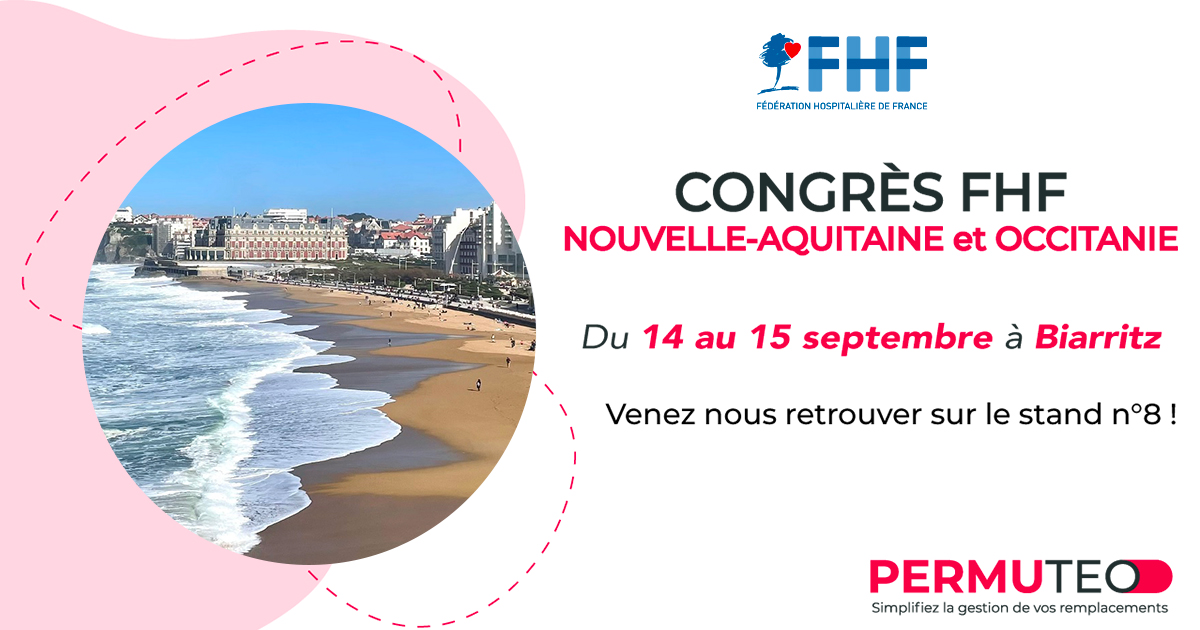 [ #SaveTheDate 📣 ] Retrouvez-nous au 15ème Congrès inter-régional de <a href="/laFHF/">FHF</a> Nouvelle-Aquitaine et Occitanie la semaine prochaine 🤗

Programme &amp; inscriptions 👉🏼 bit.ly/3EvsdbI

#Absenteisme #RH #FHF