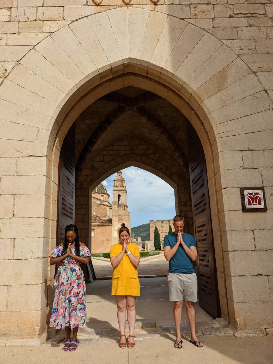 @Beckie_Miller_ Hey hun , I got a couple coming over the next week or so 🙌🏾☀️🥰 like this one in Valencia with my youngest couple so far (James and Laura).. we were outside a monastery praying for a miracle😂 hope I’m around for watchalong #aplaceinthesun #BehindTheScenes #newseries #exclusive