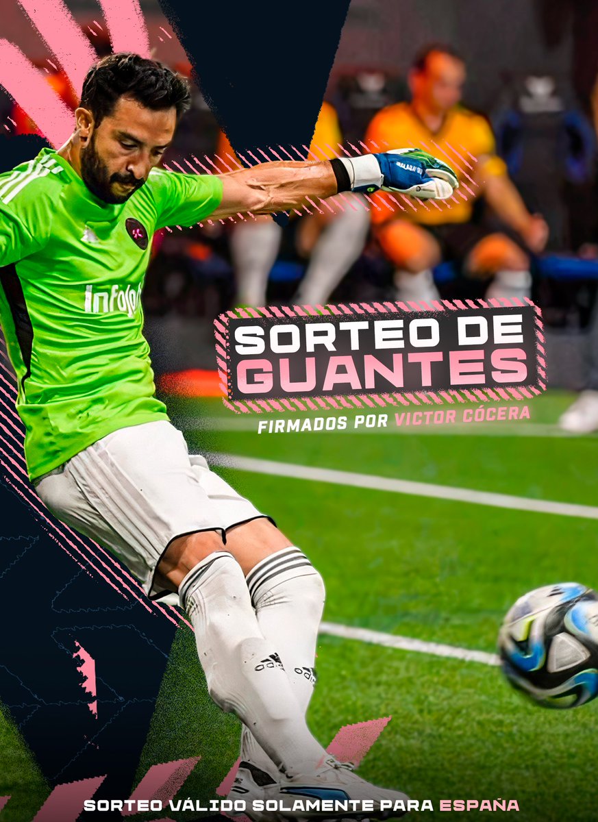 SORTEOOOOO 🔥 🧤

¡Ganate los guantes de nuestro arquero Victor Cócera firmados por él! 👇🏻

Requisitos: 
🔸 Seguir a <a href="/kunisport/">Kunisports</a> y <a href="/VictorCocera/">Victor Cócera</a>.
🔸 Dar RT a este tweet.

El ganador se anunciará el 13/09. ¡Suerte a todos!