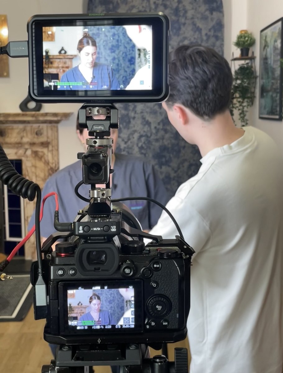 QSRC's tweet photo. A Day of Filming with Radiotherapy UK– Part 1! 🧡 
Yesterday we had the pleasure of hosting Radiotherapy UK and their film crew. They're on a mission to share essential patient information accessible to everyone, and we were thrilled to support them. https://t.co/PolSseTaeK