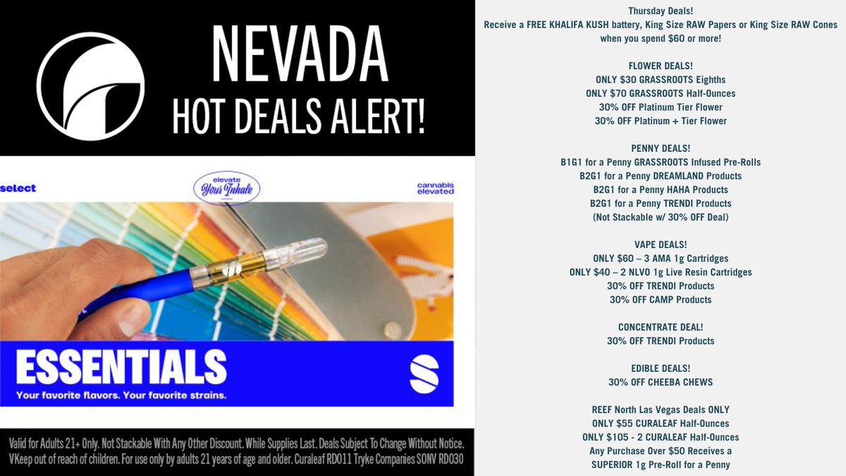 Deals @ Reef NV😍🤩 
bit.ly/3LeWLCh