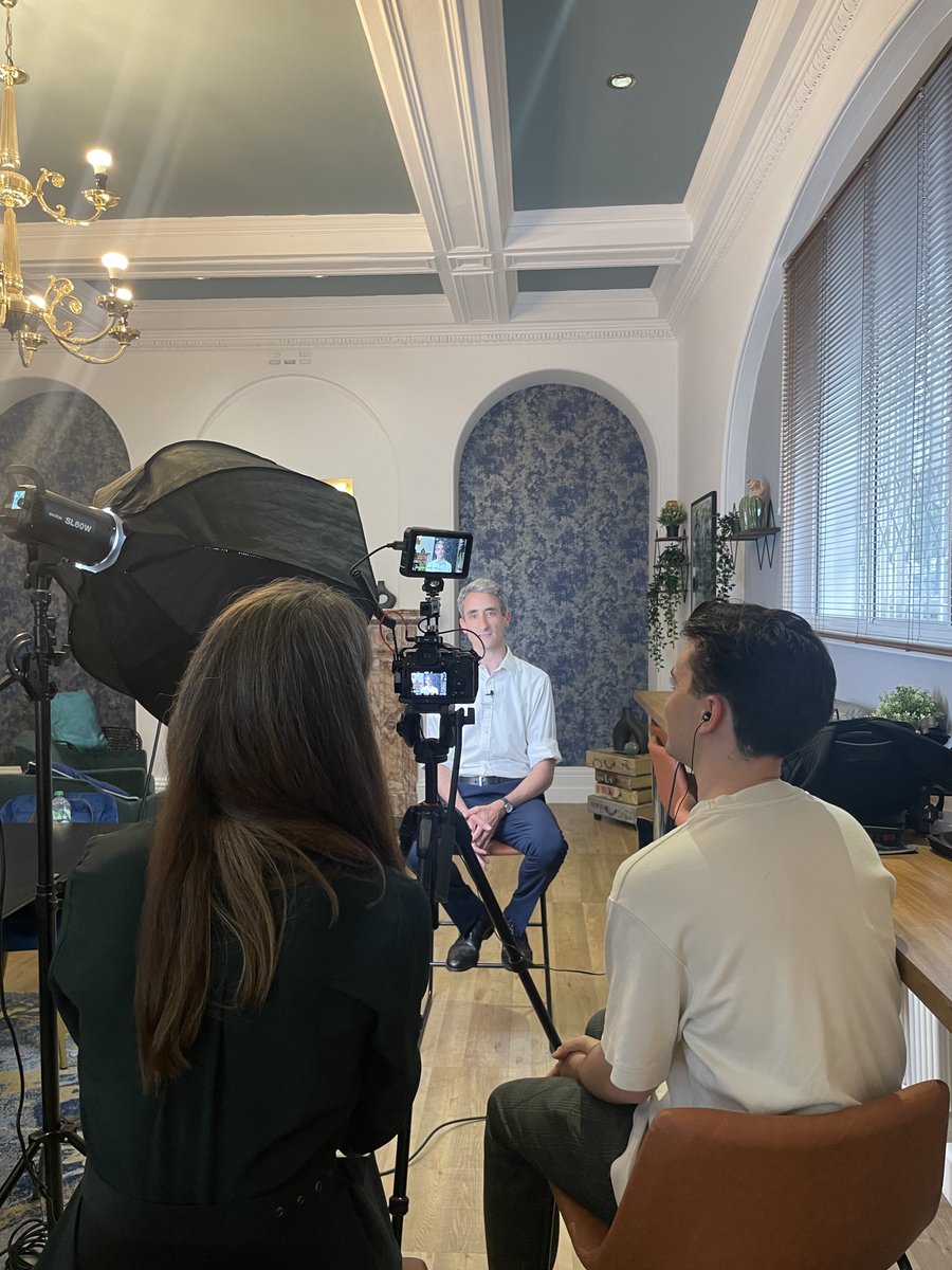 QSRC's tweet photo. A Day of Filming with Radiotherapy UK– Part 1! 🧡 
Yesterday we had the pleasure of hosting Radiotherapy UK and their film crew. They're on a mission to share essential patient information accessible to everyone, and we were thrilled to support them. https://t.co/PolSseTaeK