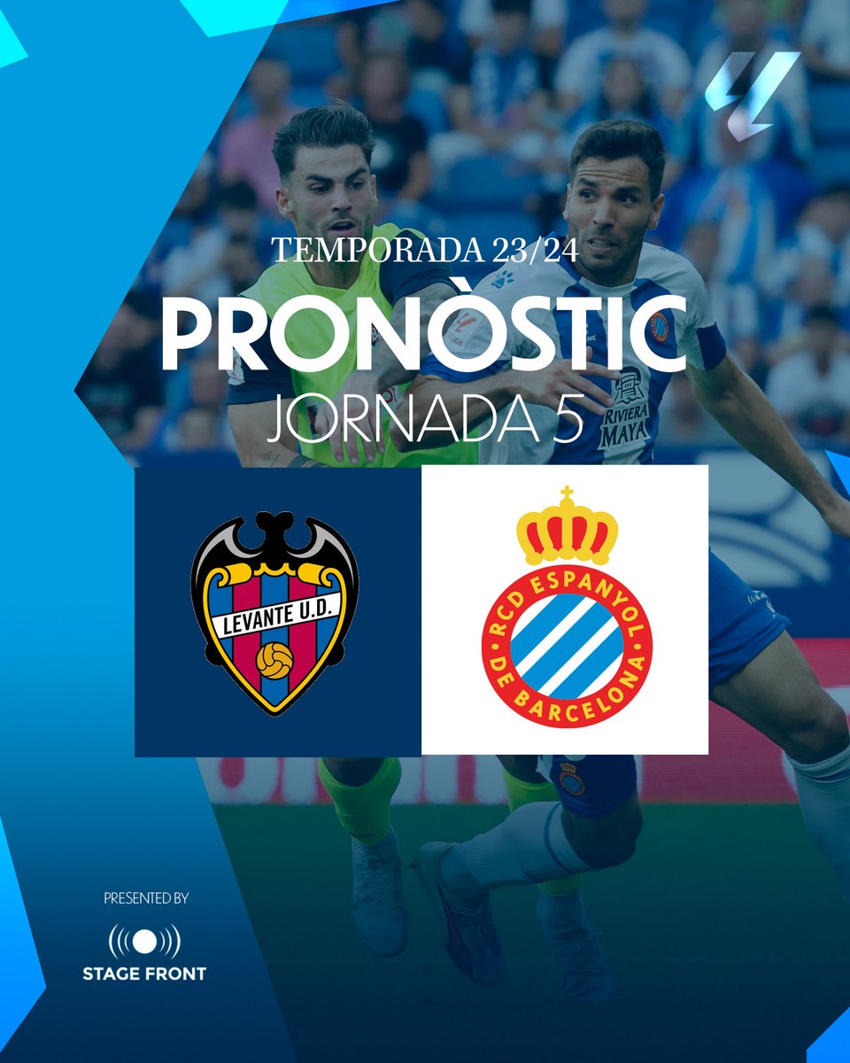 😱 PRONÒSTIC #RCDE | Sortegem un 𝗽𝗮𝗰𝗸 '𝘁𝗼𝗿𝗻𝗮𝗱𝗮 𝗮 𝗹'𝗲𝘀𝗰𝗼𝗹𝗮':

1⃣ Fes RT 
2⃣ Segueix a @rcdespanyol, @stagefrontstad i @StageFrontVIP
3⃣ Pronostica el resultat del #LevanteEspanyol

El premi se sortejarà entre tots els encertants! 🤞