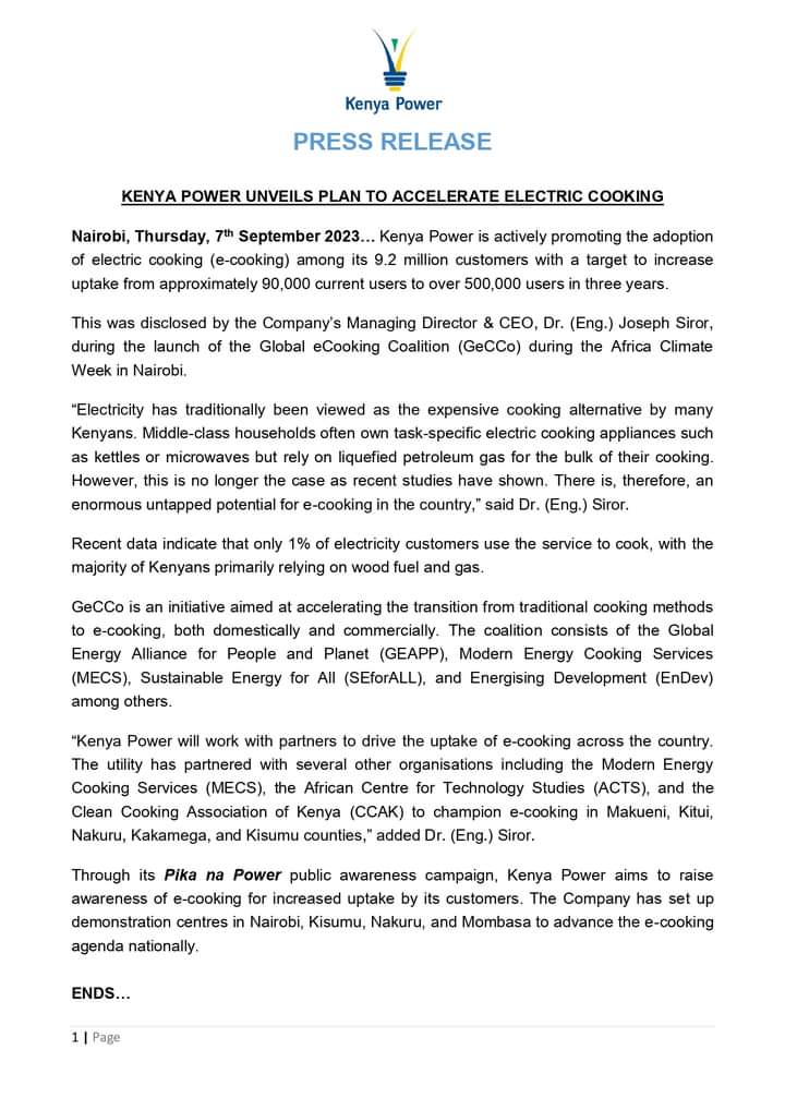 mwabilimwagodi's tweet photo. Ever since the nationwide blackout a few weeks ago, we have not had reliable electricity supply in Kericho. This Monday and Tuesday it was extremely unreliable that we had to disconnect from the grid completely.
#NowWeCook https://t.co/Eu6qJVg5ys