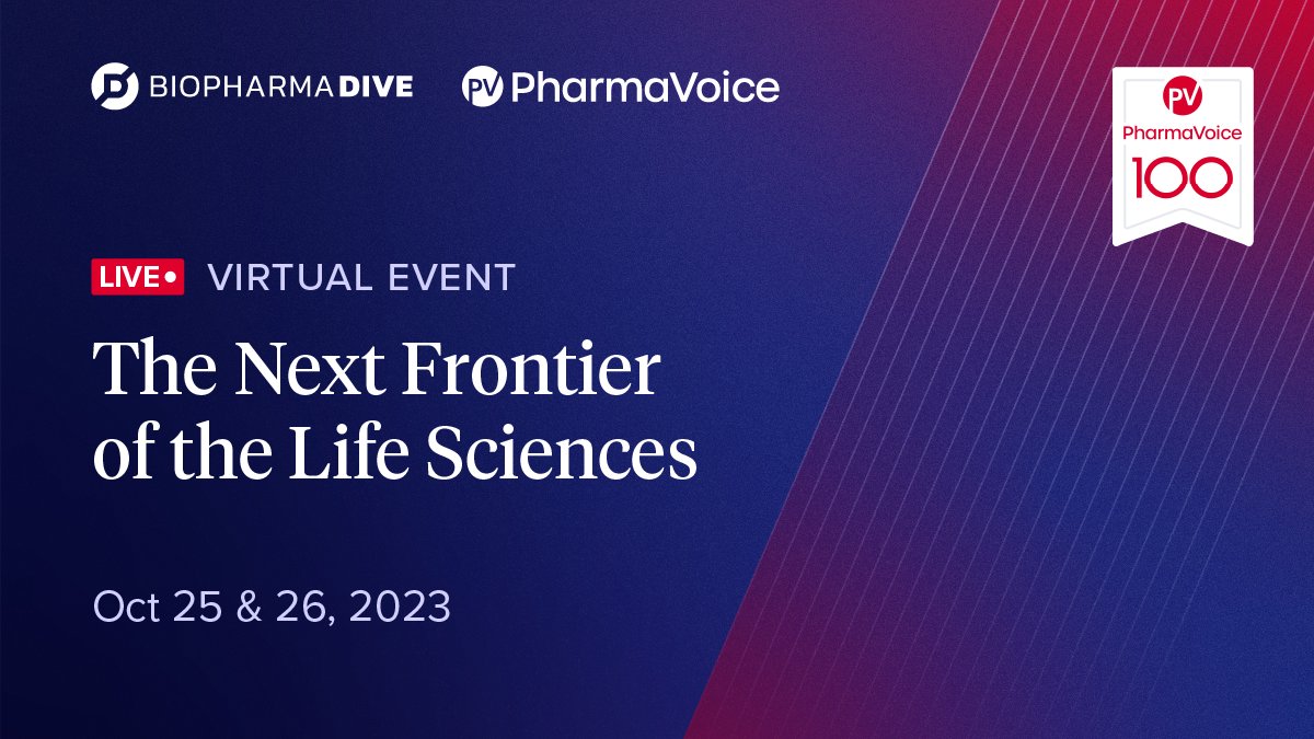 PharmaVoice and @BioPharmaDive are partnering to host a two-day live event — The Next Frontier of the Life Sciences — that will examine the top trends shaping the drug industry. Check out the multi-session agenda and register here: resources.industrydive.com/The-Next-Front…