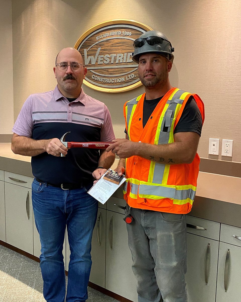 Applause for Randy Anderson! Randy has just clinched the Westridge Hammer Award, nominated by a fellow colleague for his unstoppable "can-do" spirit and unwavering dedication. Way to go, Randy – this award is a testament to your hard work and it's incredibly well-deserved!