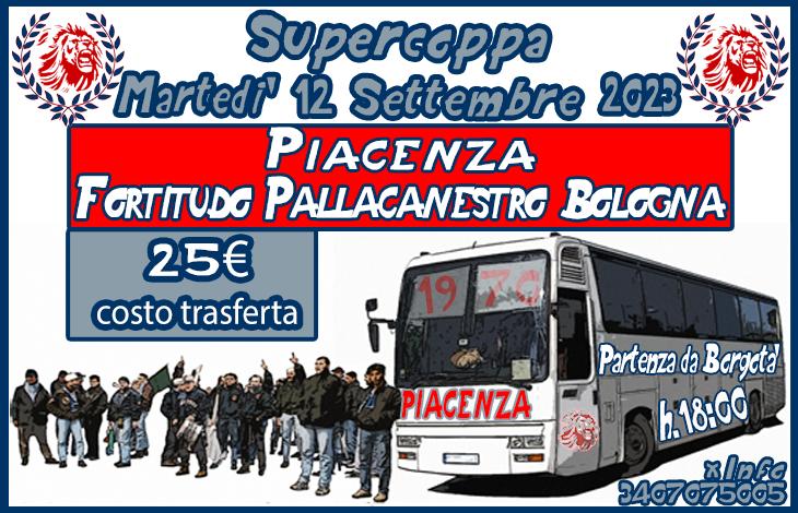 Fossa1970's tweet photo. Finalmente l’attesa è finita!! Dopo lunghi mesi la Fossa dei Leoni organizza la prima trasferta del 2023/24 a Piacenza per la Supercoppa. Martedì 12 settembre ritrovo al CentroBorgo alle ore 18:00. Costo della trasferta 25 €
Avanti leoni, tutti a Piacenza! https://t.co/PQQXV1zcIH