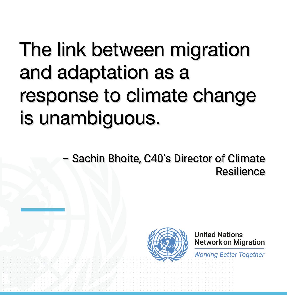 UNMigNetwork's tweet photo. Participants in today's #GCMTalk, co-hosted by @IOM_UK and @FCDOGovUK, shared social and policy perspectives related to the challenges of and solutions to climate-driven migration. https://t.co/GOfWBQWLDC