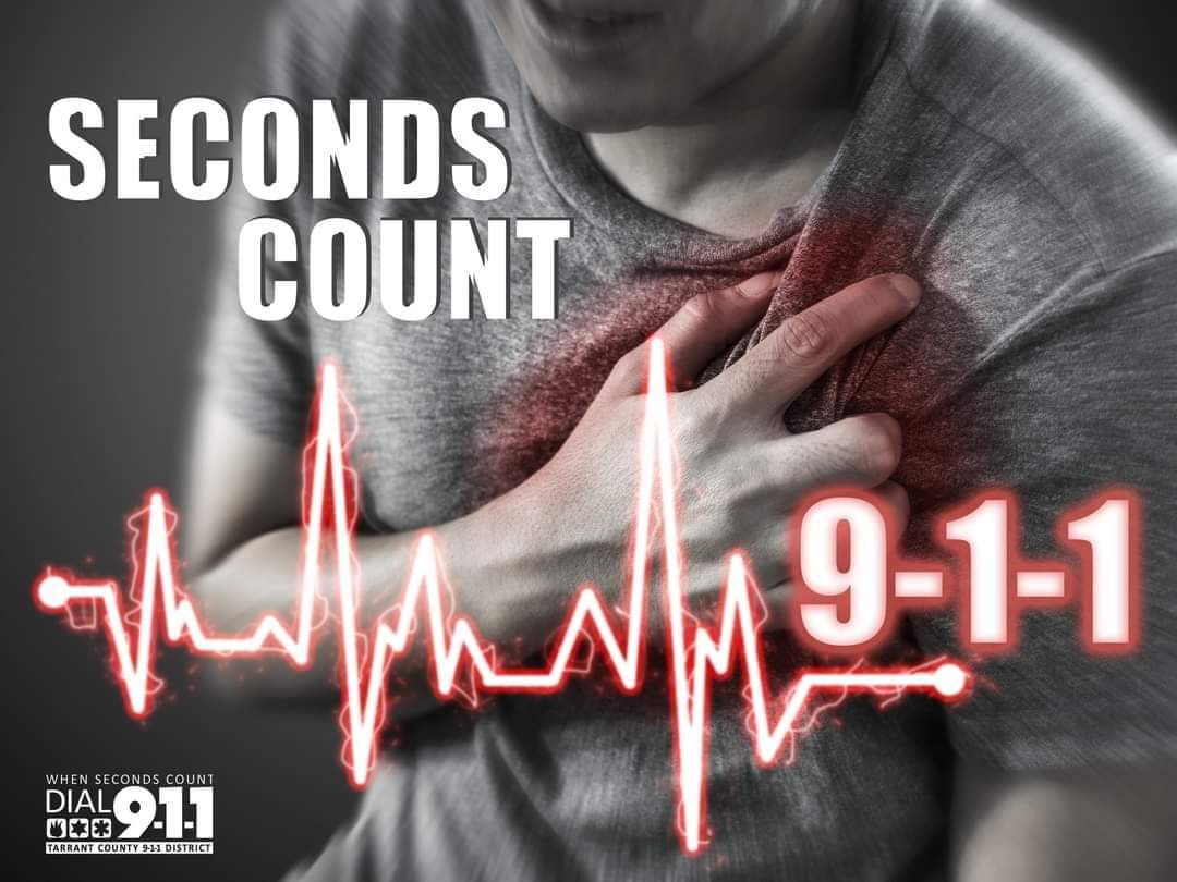 tarrant911dist's tweet image. Know the warning signs of a heart attack. Go to heart.org/en/health-topi… for more information. 
Seconds count! Call 9-1-1 immediately! @American_Heart  #911Education #heartattack #SecondsCount
