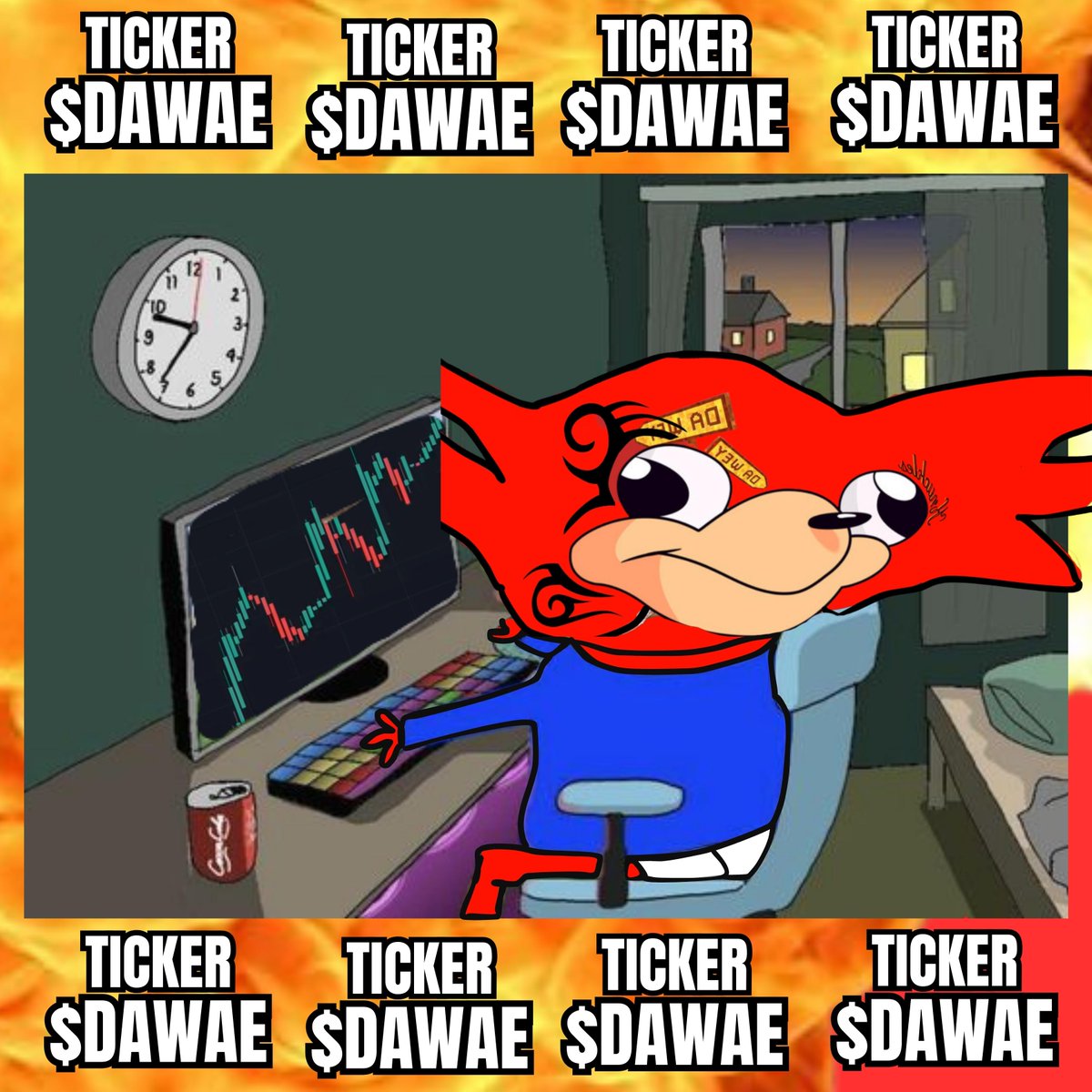 BRUDDAHS, LISTEN UP! DEVS DONE GONE AND BURNT THEIR WHOLE SUPPLY! WHY? 'CAUSE DAT'S $DAWAE! NOW WE SIT BACK, RELAX, AND WATCH THOSE CHARTS TURN GREEN AS THE UGANDAN JUNGLE! 🌳📈 LET EVERY NORMIE OUT THERE HEAR THE TISM BEATS - $DAWAE IS HERE AND WE AIN'T GOING ANYWHERE! 🔥🥁
