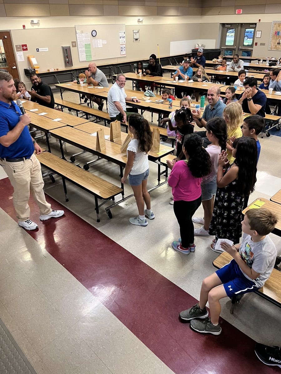 Strong turnout for Aloma’s 1st All Pro Dad meeting of the year.  Students and their father figures discussed courage.  Shout out to the Young family &amp; Morgan Meredith for leading Aloma’s chapter!
