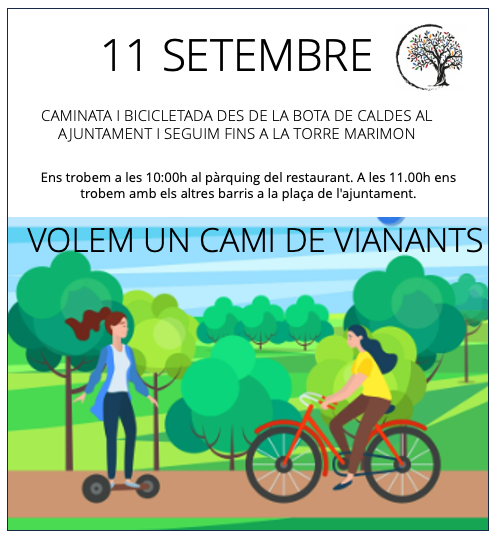 BarrisdeCaldes's tweet photo. Volem recordar a l'ajuntament que ens havien promès un ramal per millorar la connexió amb el centre. Ens trobem a les 10:00h al pàrquing del restaurant. A les 11.00h ens trobem amb els altres barris a la plaça de l'ajuntament. https://t.co/oVoNJnDmSW