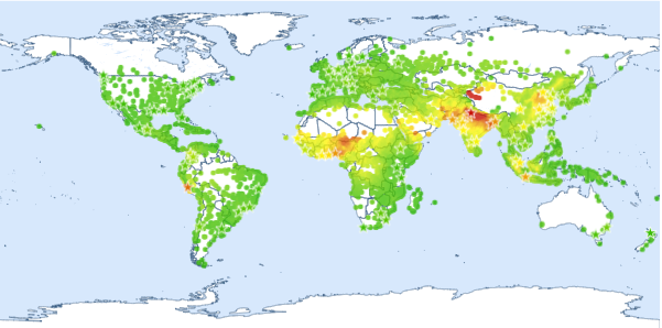 Air pollution levels, associated disease burdens, and CO2 emissions in 13,000 cities globally: urbanairquality.online