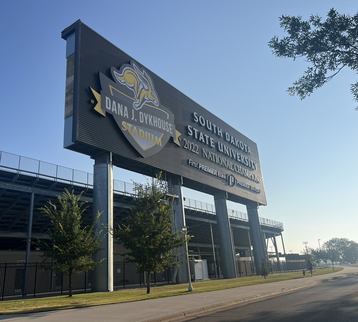 What a day to be a Jackrabbit! Gave a tour of campus earlier. Always a reminder - it’s special here. Make an impact by supporting <a href="/GoJacksSDSU/">South Dakota State Jackrabbits</a> <a href="/SDState/">South Dakota State University</a> on #OneDayforSTATE. Also, shout-out to <a href="/Daktronics/">Daktronics</a> for providing the portable video board!

To donate: onedayforstate.org