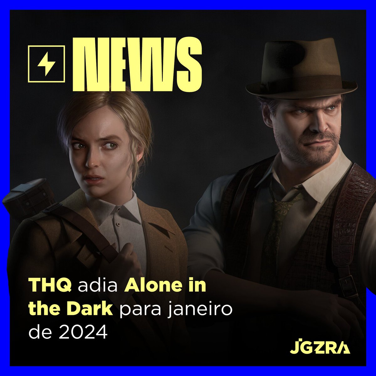 Para evitar os grandes lançamentos de outubro, a publisher THQ Nordic anunciou que o revival de Alone in the Dark será adiado para o começo do ano que vem – especificamente para 16 de janeiro de 2024. 🫥

Saiba mais: bit.ly/3LdDf9i