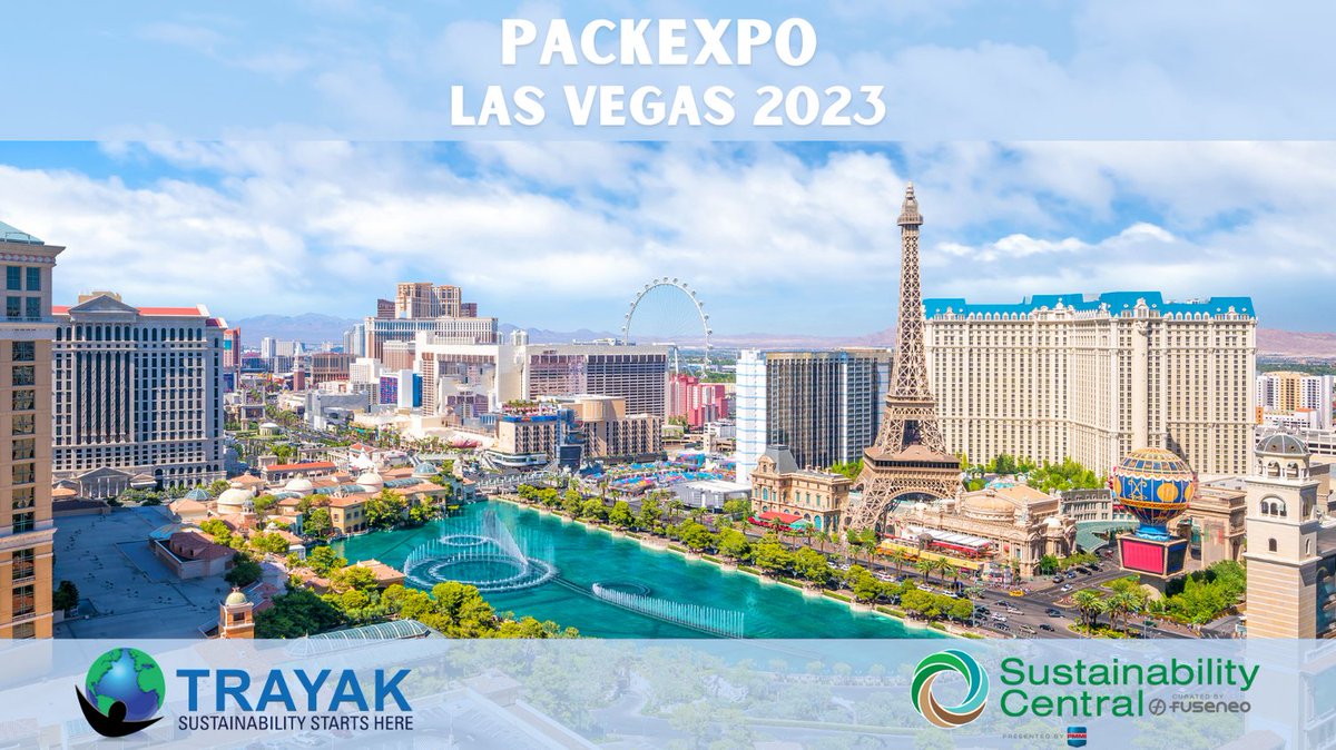 Trayak is attending this year's PACK EXPO Las Vegas from September 11th to 13th. We are thrilled to take part in Sustainability Central, an all-new destination, located in North Hall at Booth N-9455. Join us in-person and say hello! #PACKEXPOLasVegas packexpolasvegas.com/the-show/susta…