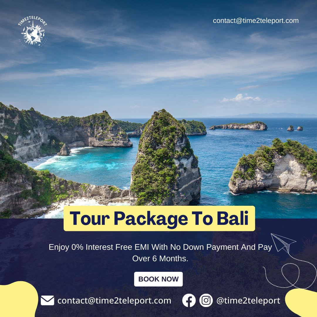 Bali is the ultimate destination for relaxation and adventure! 🏖️🌋 Our Bali tour package is your passport to this incredible island. Book now and let Bali's magic enchant you.

#Time2teleport #TravelBali #IslandLife #BaliCulture #IslandExplorer #BaliDreams #TravelGoals