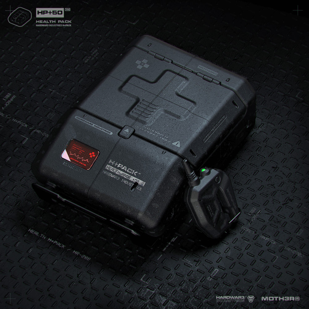 moth3r's tweet photo. There are never enough health packs, no matter which game you play, so here's one of mine:

#healthpack #medkit #keyshot3d #fusion360 https://t.co/rhFXPDFZfB