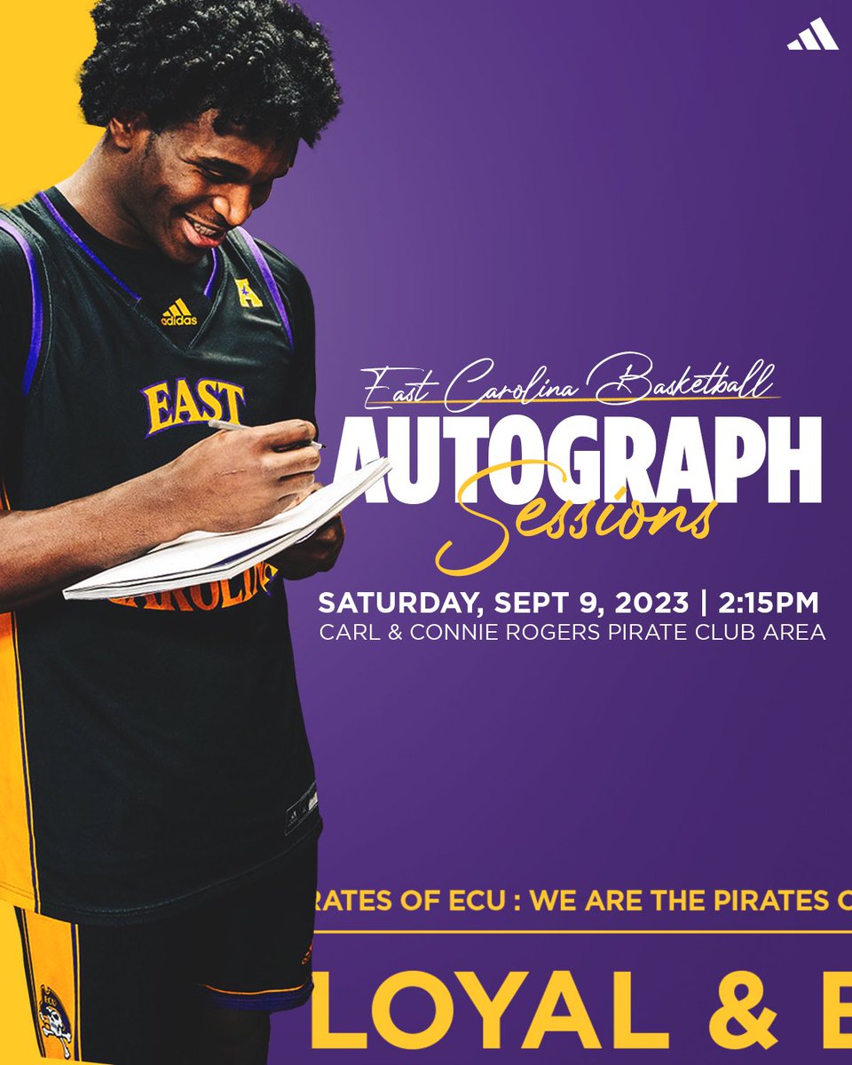 We will be set up In the Carl &amp; Connie Rogers Pirate Club Area before Kick-off this Saturday to for an autograph session! Can’t wait to see you there!✍️🏴‍☠️

#GoPirates