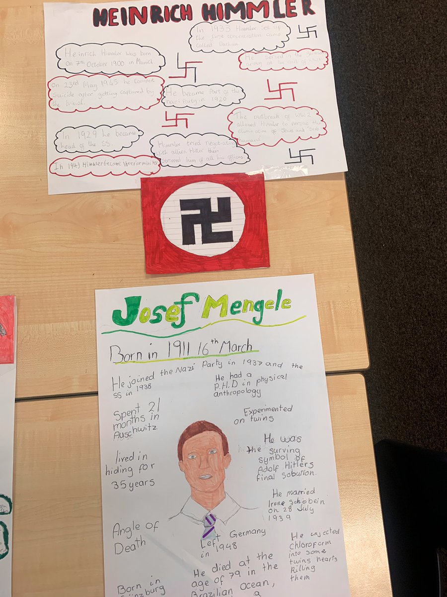Fantastic work from Mrs Burns’ S2 pupils. We are researching the Holocaust of WW2. Pupils are very knowledgable and we can’t wait for the presentations tomorrow 👏