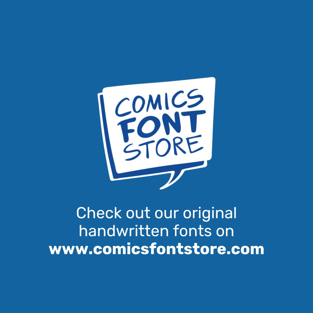 Comics Font Store tweet media