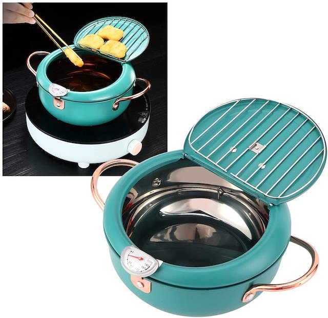 supplies24037's tweet photo. Who can resist delicious fried food? 😍😍
Hot Sale Non-stick Stainless Steel Tempura Fryer Pan with Handle.
Easy to clean, easy to cook, no troubles to use!! https://t.co/q4S3DK4u91