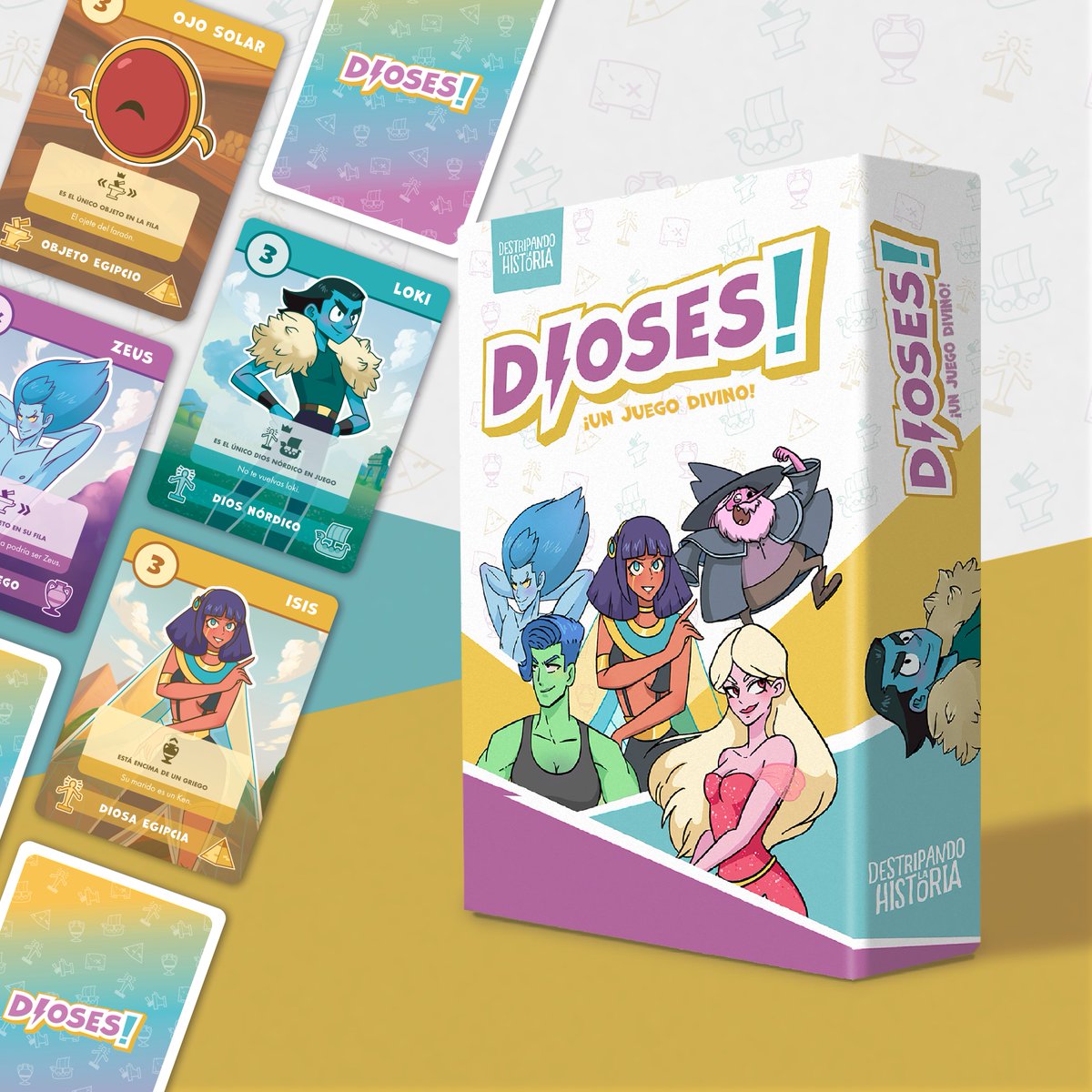 Os damos la bienvenida a DIOSES!⚡
¡El primer juego de mesa ambientado en el universo de Destripando la Historia! Lo tenéis ya en preventa para España peninsular y Baleares en @‌juegakens 😱
juegakens.com/comprar/dioses