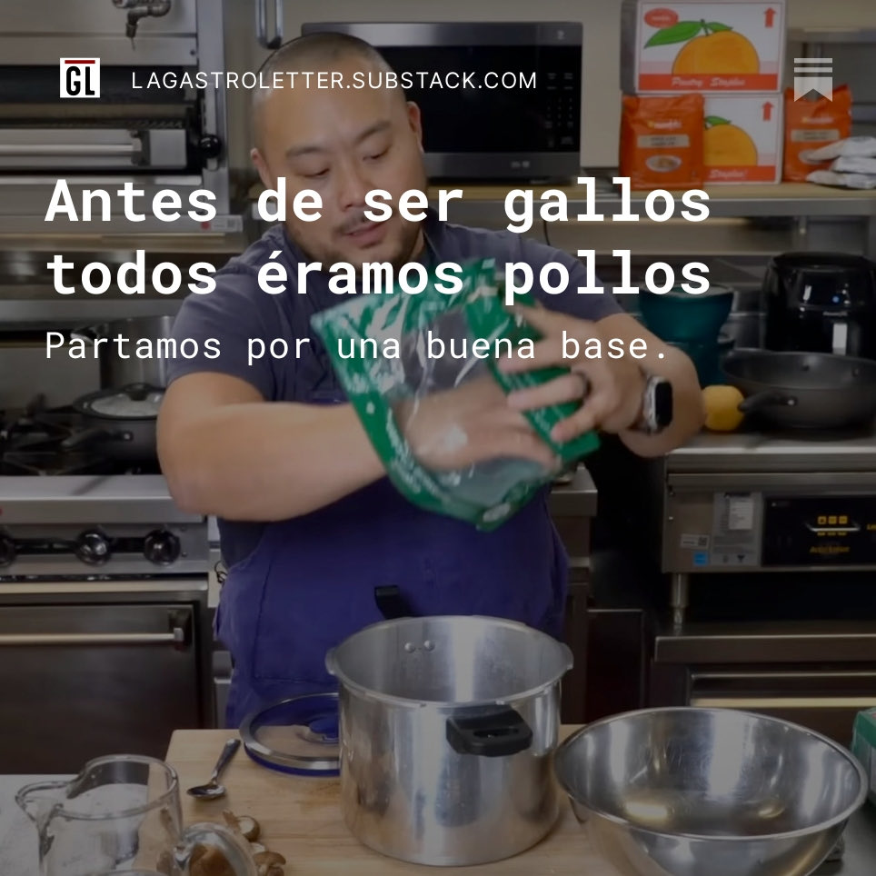 Elgastromov's tweet image. Antes de ser gallos todos éramos pollos 
Mi primer texto para LA GASTROLETTER !!!
Pase, Léa y Comparta !!!
open.substack.com/pub/lagastrole…