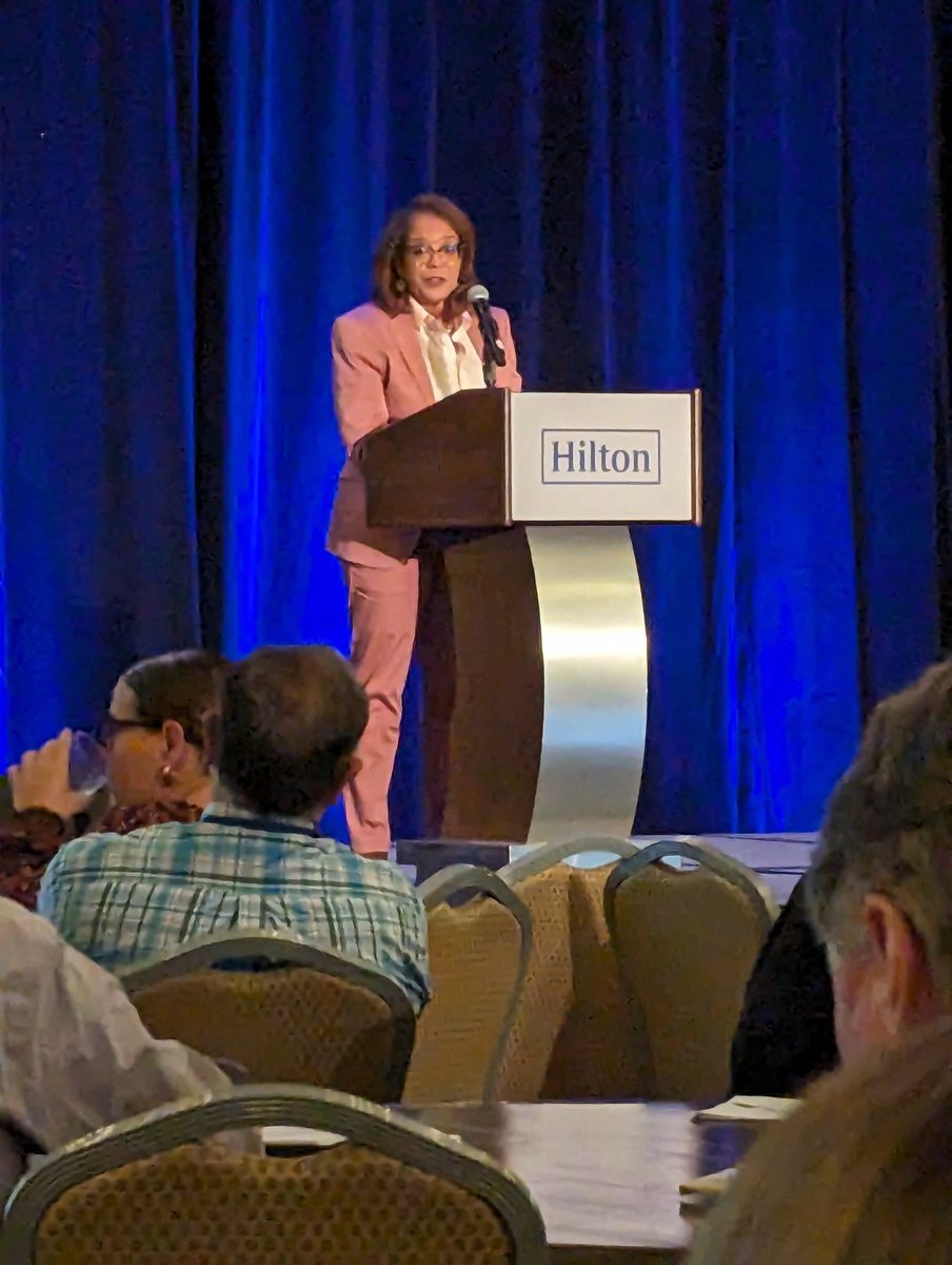 .<a href="/StateOfOK/">State of Oklahoma</a> getting a nice shout out from <a href="/AsstSecCastillo/">Assistant Secretary Alejandra Castillo (Archived)</a> at this year's <a href="/SSTI/">SSTI</a> conference for our TWO BBBRC grants - bringing nearly $100M to OK to create quality jobs in our state. <a href="/tulsainnovation/">Tulsa Innovation Labs</a> #SSTI23