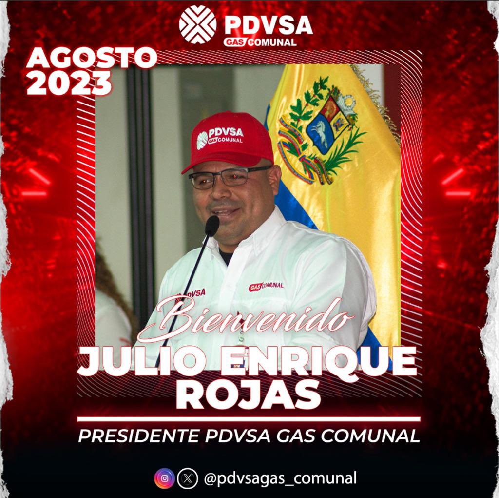 Nuestra Fuerza Labor da la bienvenida al Presidente de PDVSA Gas Comunal Julio Enrique Rojas, reiterando su compromiso de continuar trabajando unidos, para fortalecer la Industria de Gas Licuado de Petróleo.

¡Trabajo en Equipo, Victoria Segura!

#EmprendeEnVenezuela