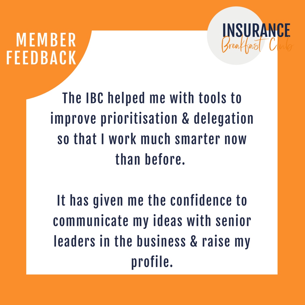 We love hearing how the practical strategies we share in the programme helps members to work more effectively &amp; with more confidence. #WomeninInsurance #CareerDevelopment