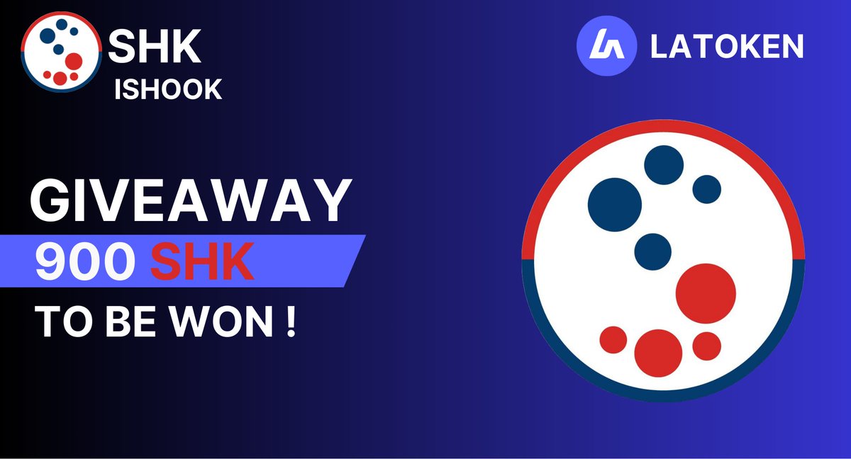 Latoken_cex's tweet photo. 🏆 $450 SHOOK (SHK) AMA Giveaway on LATOKEN

🔥 180 Winners.
✅ Complete all tasks and qualify for the Giveaway.
📲 Share with 5 Friends and Follow.
⏰ September 7, 2023 - September 9, 2023.

👉 JOIN GIVEAWAY (https://t.co/5Ls3bfobwg) https://t.co/d33VL7sul2