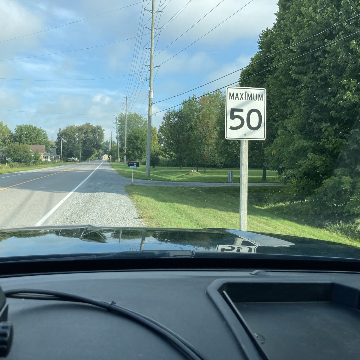 DRPSNorthDiv's tweet photo. North Division traffic conducted traffic enforcement along Reg Rd #50 #Gamebridge. Motorist bypassing construction, please obey the 50 km/hr speed limit. #DurhamVisionZero @TownshipOfBrock @TwpofScugog @twpuxbridge cg https://t.co/F384hLgfNv