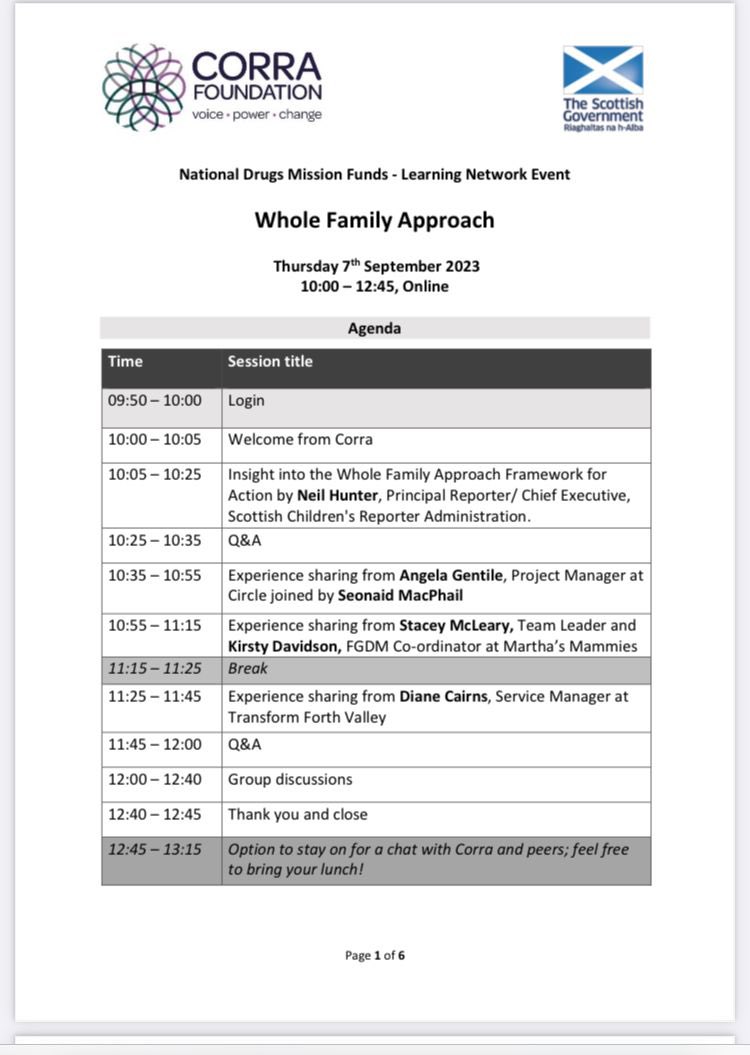 Phoenix_Scot's tweet photo. Delighted to attend today’s Whole Family Approach Learning event with @corrascot Thank you to the amazing services that presented and hear about the impact you are making! @TransformFV @CircleScot and Martha’s Mammies 💜 @NorthlanADP #wholefamilyapproach #familyinclusivepractice https://t.co/LBn172xgOR