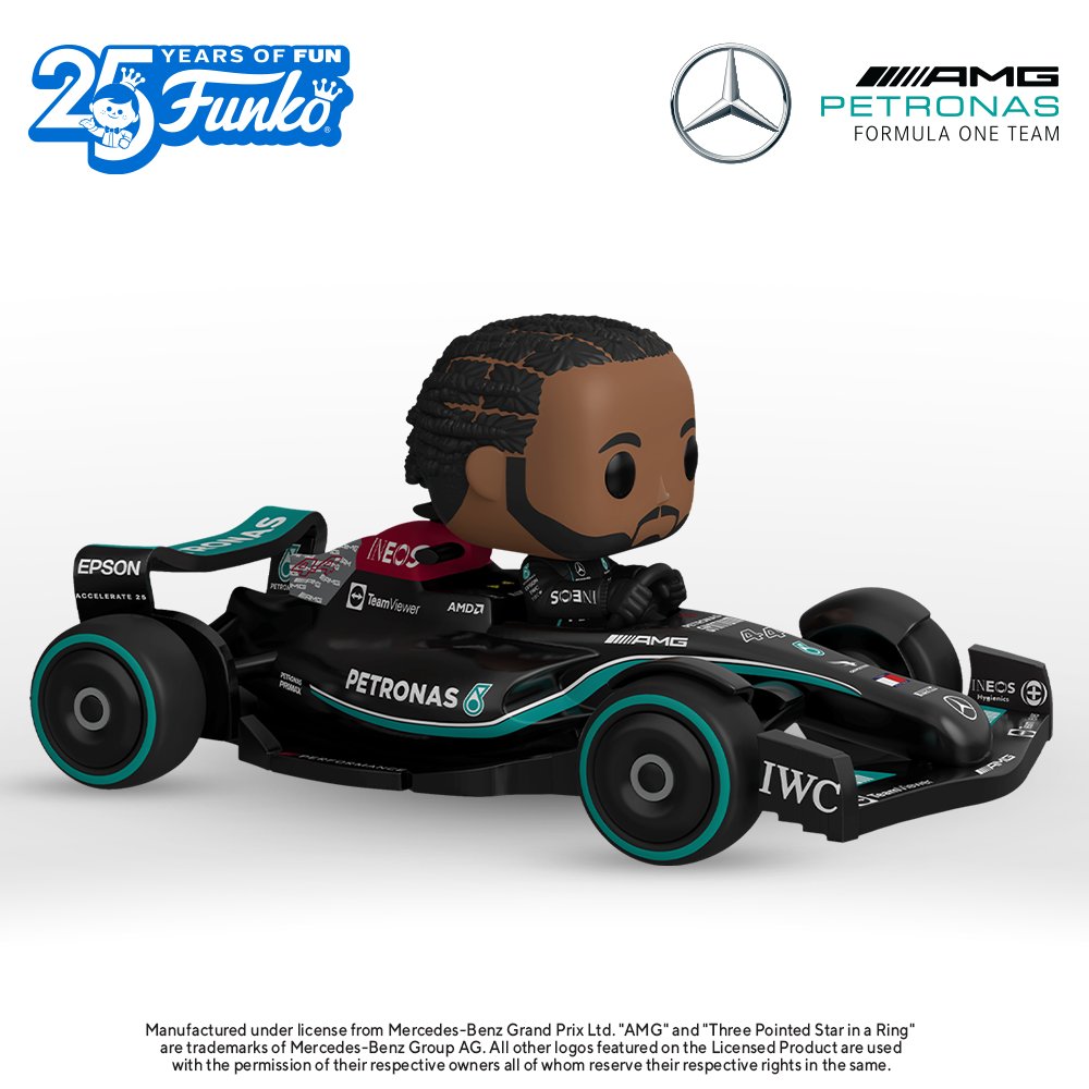 FunkoEurope's tweet photo. Vroom! Vroom! Race down the track with our Mercedes-AMG Petronas F1 Team set. Also pulling into view: Pop! Rides Super Deluxe collectible Lewis Hamilton. 

Be the first to know when he's in stock: https://t.co/lqeDdYxWIc https://t.co/YoyGngdZX9