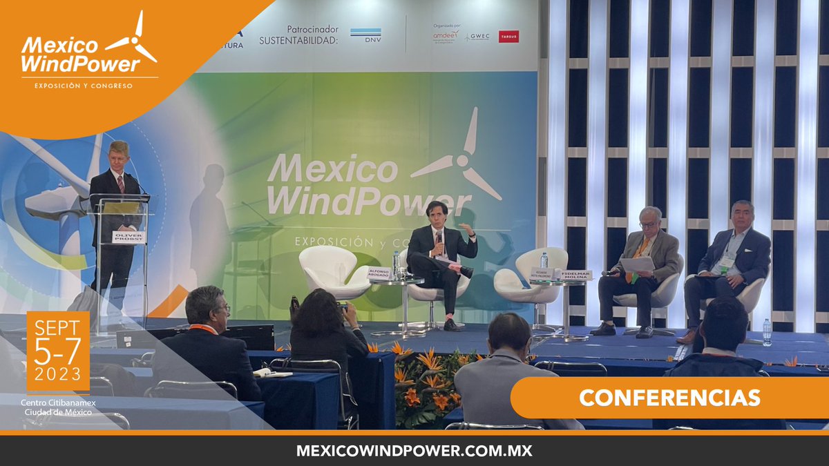mexicowindpower's tweet photo. Confiabilidad de la red eléctrica mexicana: aportaciones de la energía eólica. Un vistazo al panorama actual y las medidas a tomar. #MexicoWindPower2023
Aún puedes asistir https://t.co/8nxSKugnWb https://t.co/mZpR0eAJrT
