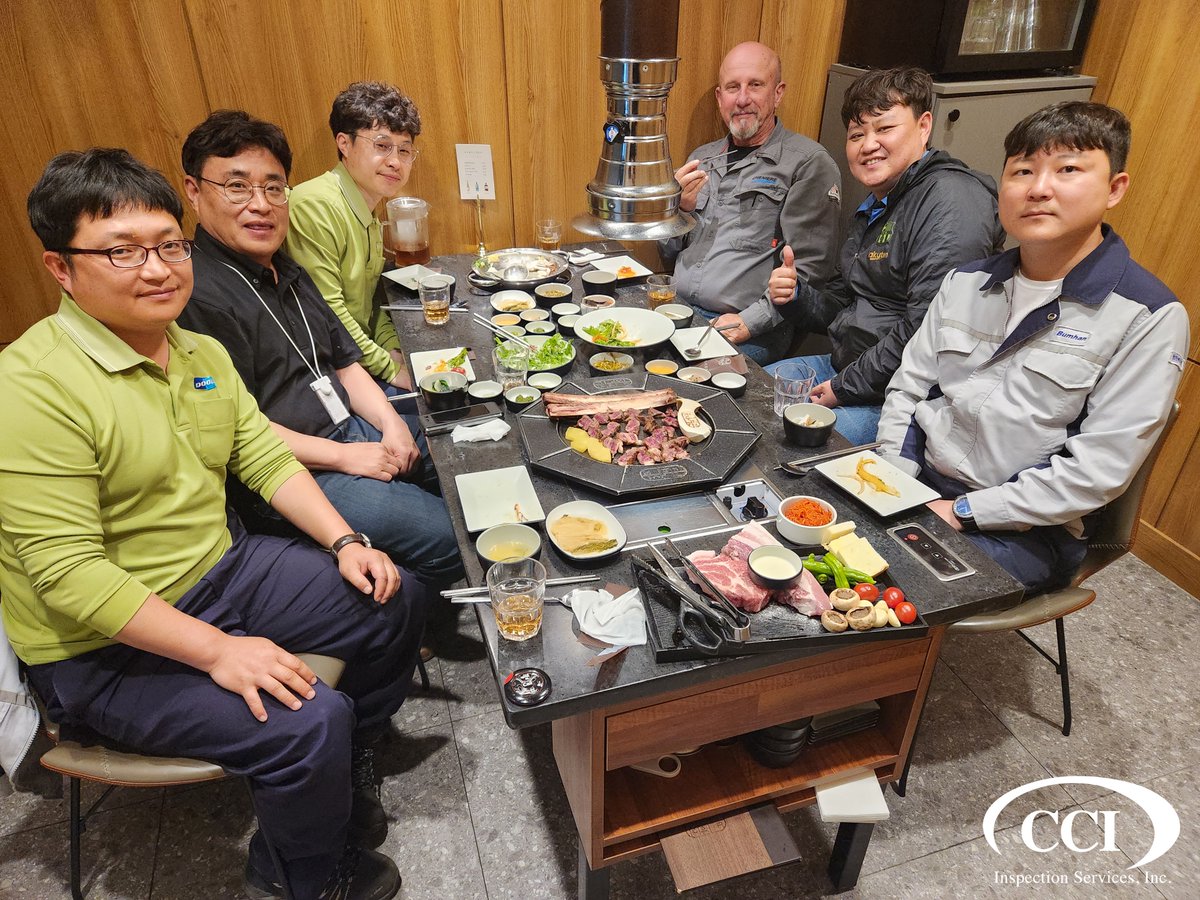 On behalf of <a href="/Cheniere/">Cheniere Energy Inc.</a>, Greg Hodges joined team members from <a href="/Bechtel/">Bechtel Corporation</a> &amp; <a href="/MacTech/">MacTech</a> Energy Group for lunch in #Korea to discuss the details of a #vesselfabrication for the 3rd phase of a project in TX. We're proud to be working w/several #international companies. 

#inspection