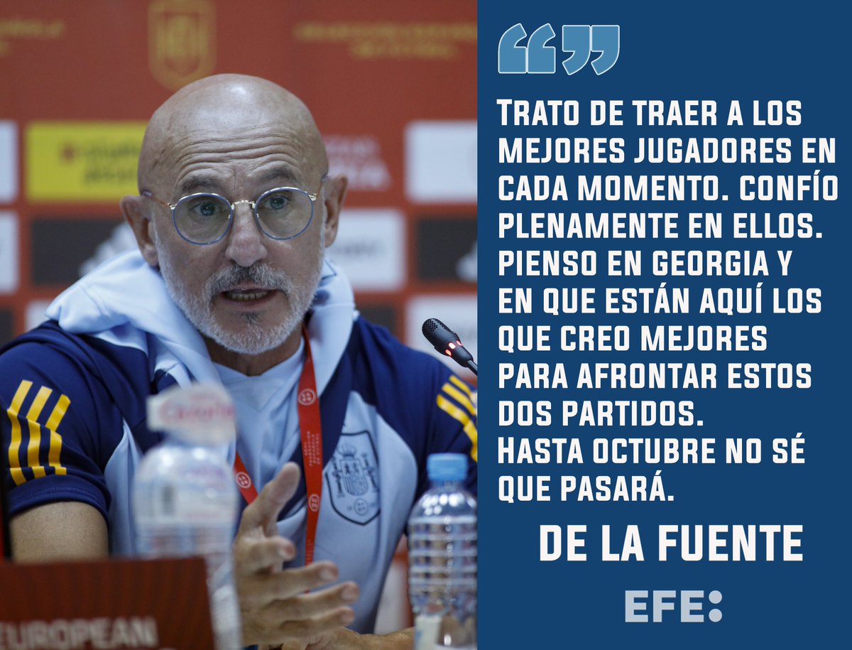 🇪🇸 De la Fuente esquiva un posible regreso de Sergio Ramos a la selección española.