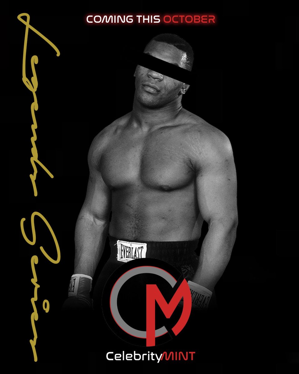 Legendary surprises await! The countdown has begun. Be among the first to know about our Legends Series release. Follow us on Twitter and sign up at celebritymint.com. #CelebrityMint #MikeTyson #Legend #ComingSoon