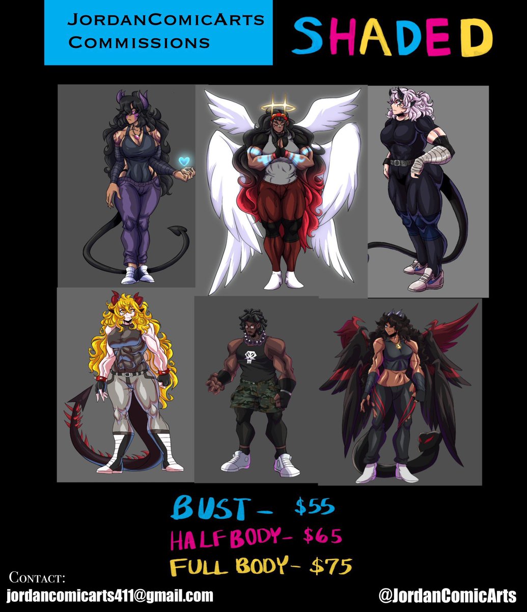 JordanComicArts's tweet photo. Good news everyone! I'm open for commissions for September!! 🥳

8 SLOTS AVAILABLE 

DM here or on Discord if interested. Or email in the bio!! 

Prices and 🔗 to ToS &amp; PayPal below! Thank you!!! ✨🙏

#commissions #opencommissions #commissionsheet #commisionsopen https://t.co/meMpNku38O