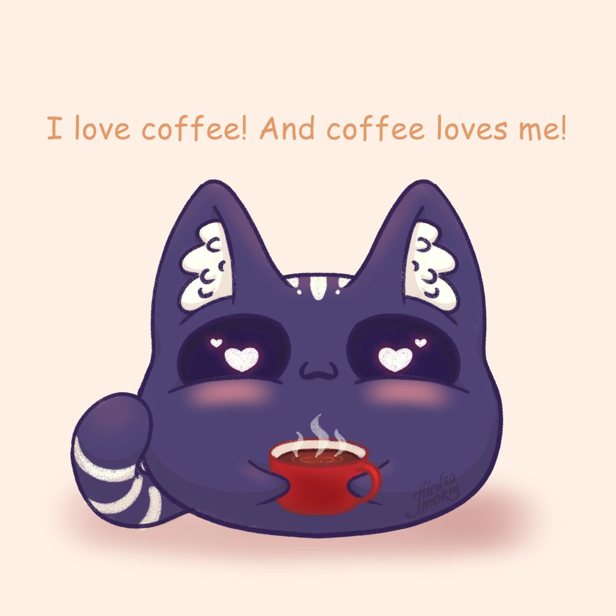 AleksaMorm's tweet photo. I only love mornings if I already have a hot cup of coffee and goodies waiting for me! What's the perfect morning for you?
#drawing #ArtistOnTwitter #cat https://t.co/uLvhi4bURV