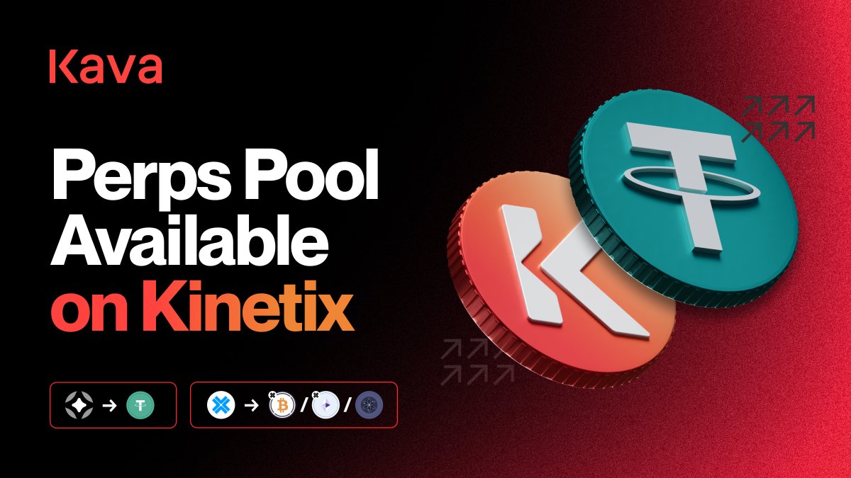 KAVA_CHAIN's tweet photo. #KAVA’s recently launched native project @KinetixFi is up and running with #Perps pool available!

$ATOM
$USDT
$axlWBTC
$axlETH

Check it out: https://t.co/t7QcAnrWfQ https://t.co/4wRhVEn4pZ